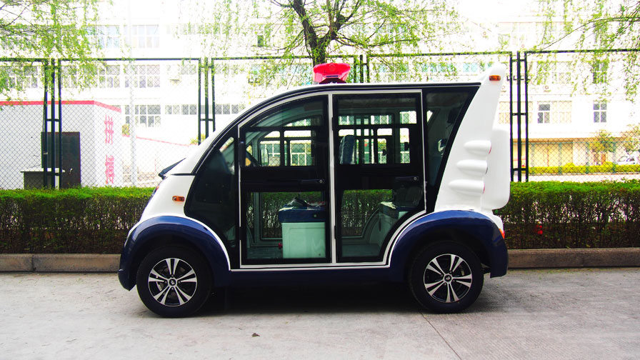 玻璃門電動巡邏車